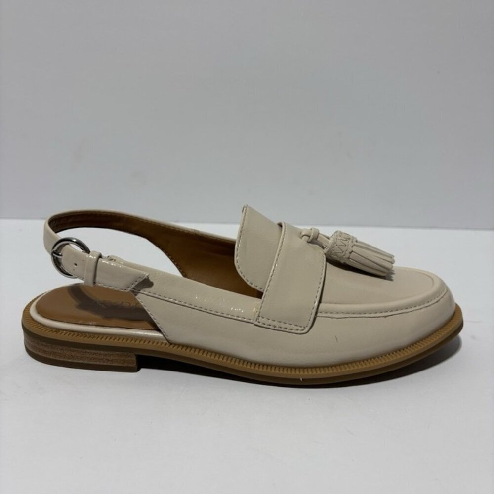 NYDJ Women’s Audrina Off White Slip-On Loafers, Size 6 M